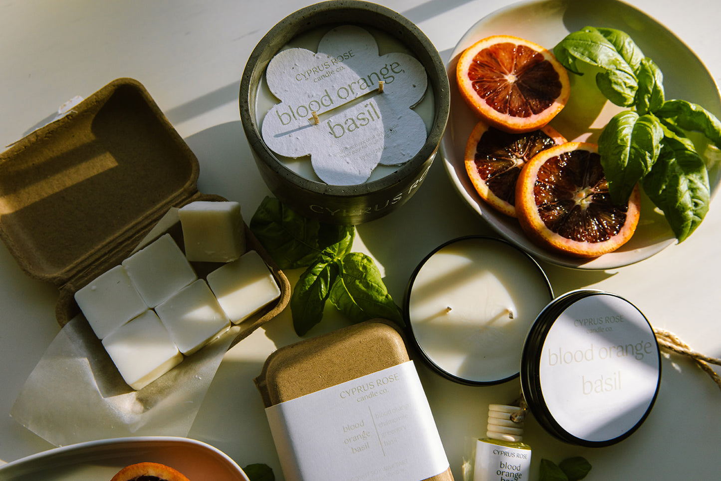 Blood Orange Basil 10oz Candle