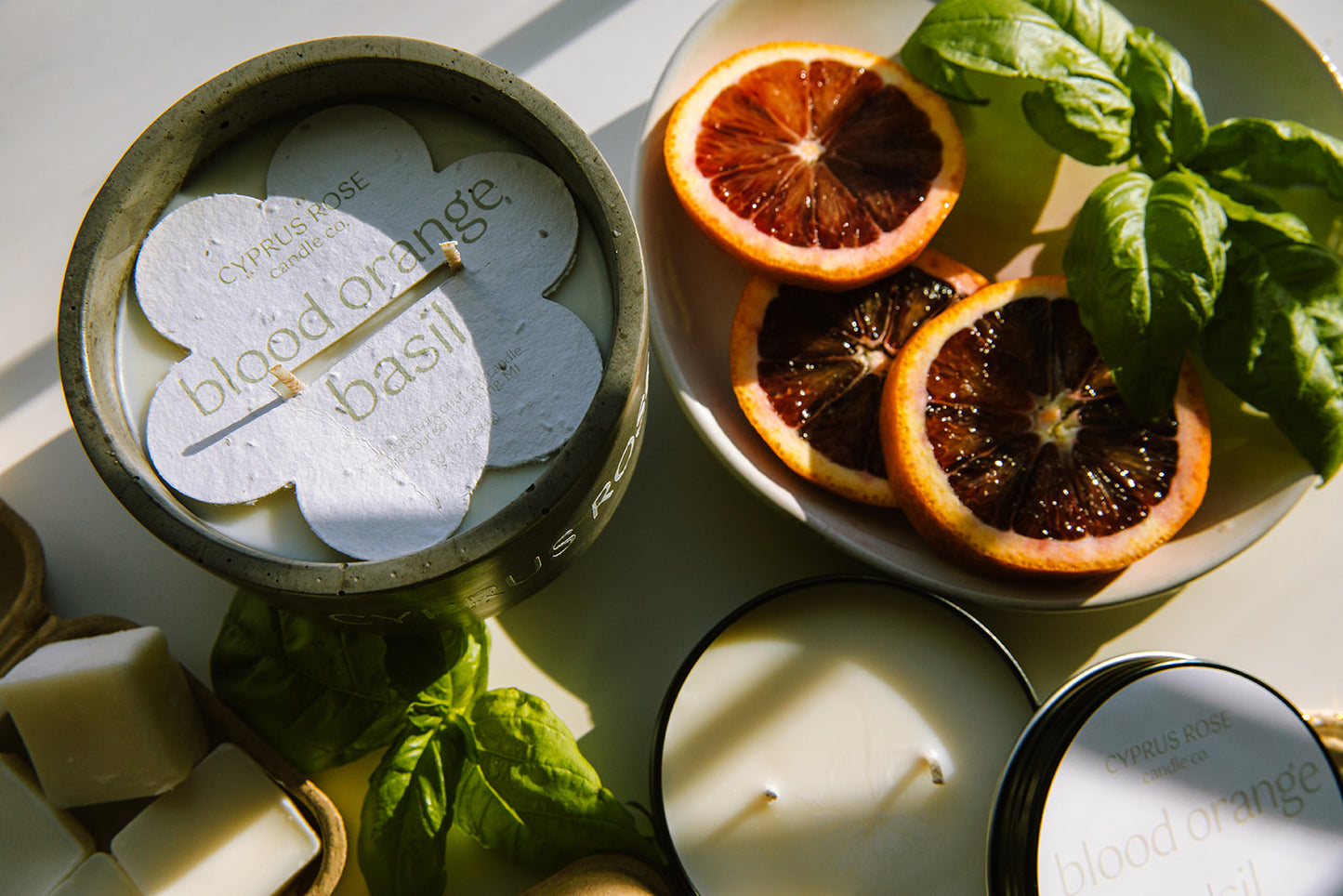 Blood Orange Basil 10oz Candle