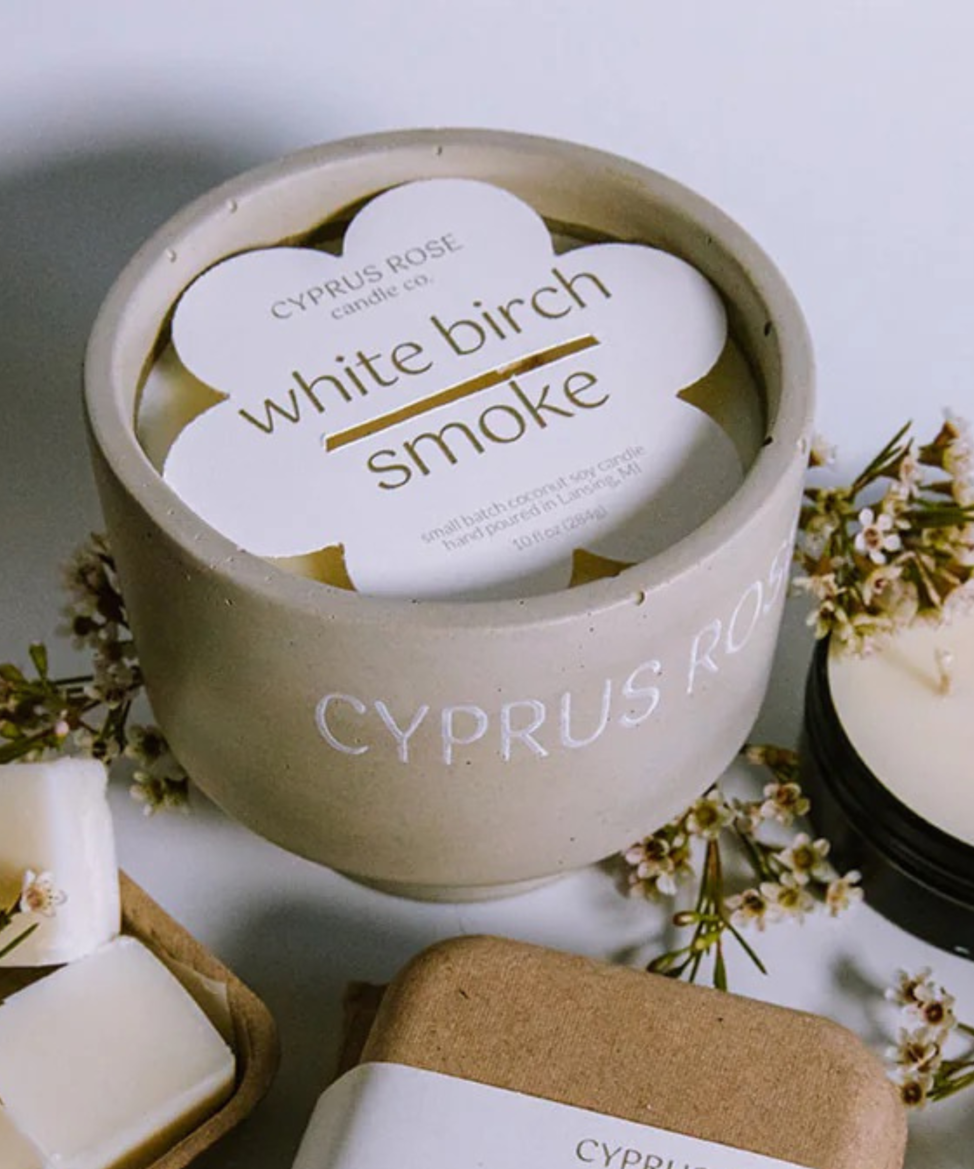 White Birch Smoke 9oz Candle