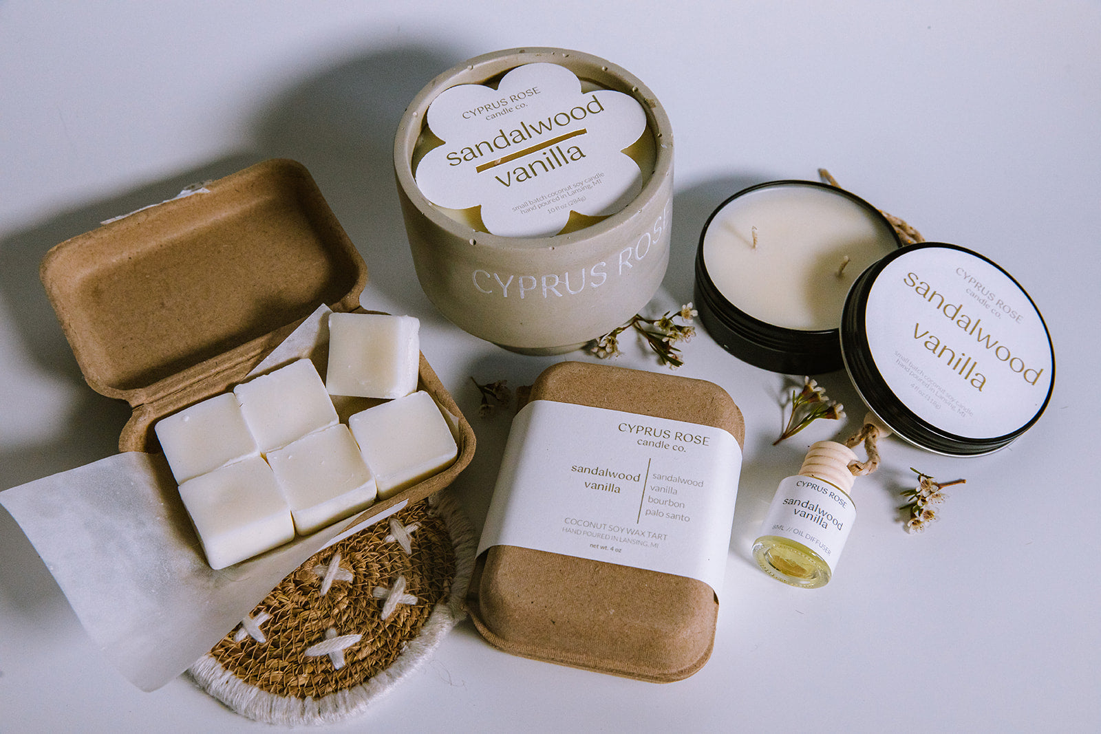 Sandalwood Vanilla 10oz Candle