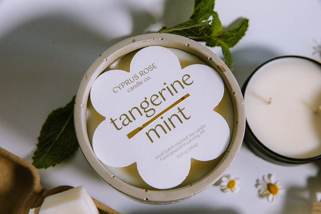 Tangerine Mint 10oz Candle