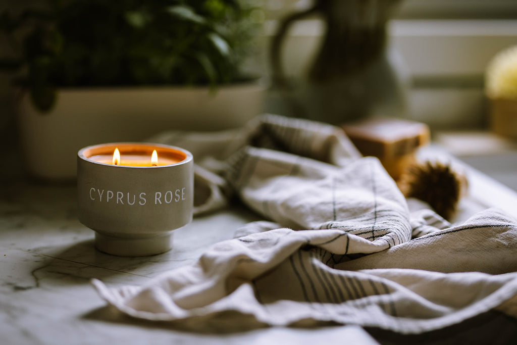 Tangerine & Mint - 10oz Concrete Candle