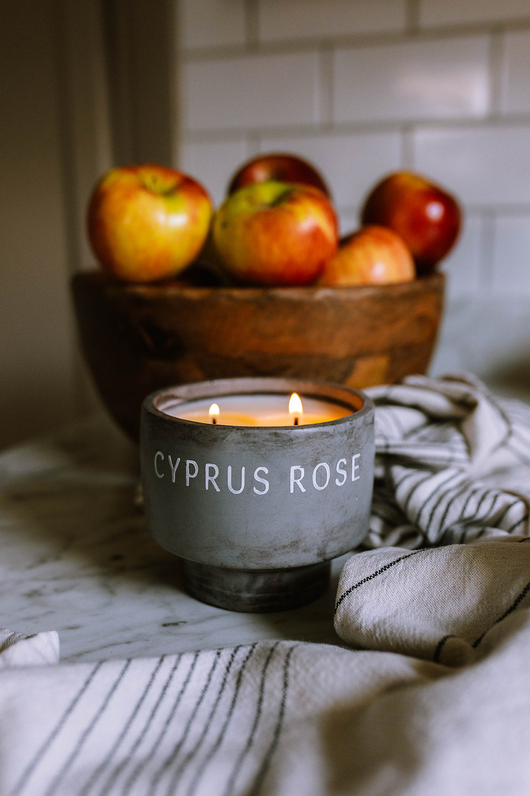 October Orchard - 10oz Concrete Candle