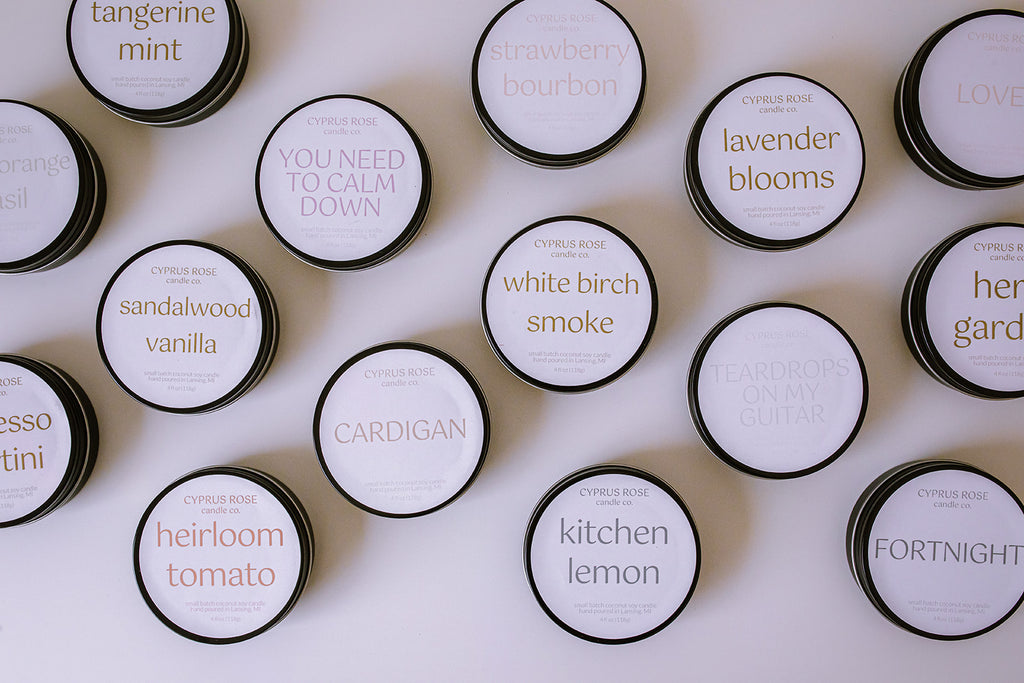 Travel Tin 4oz Candles