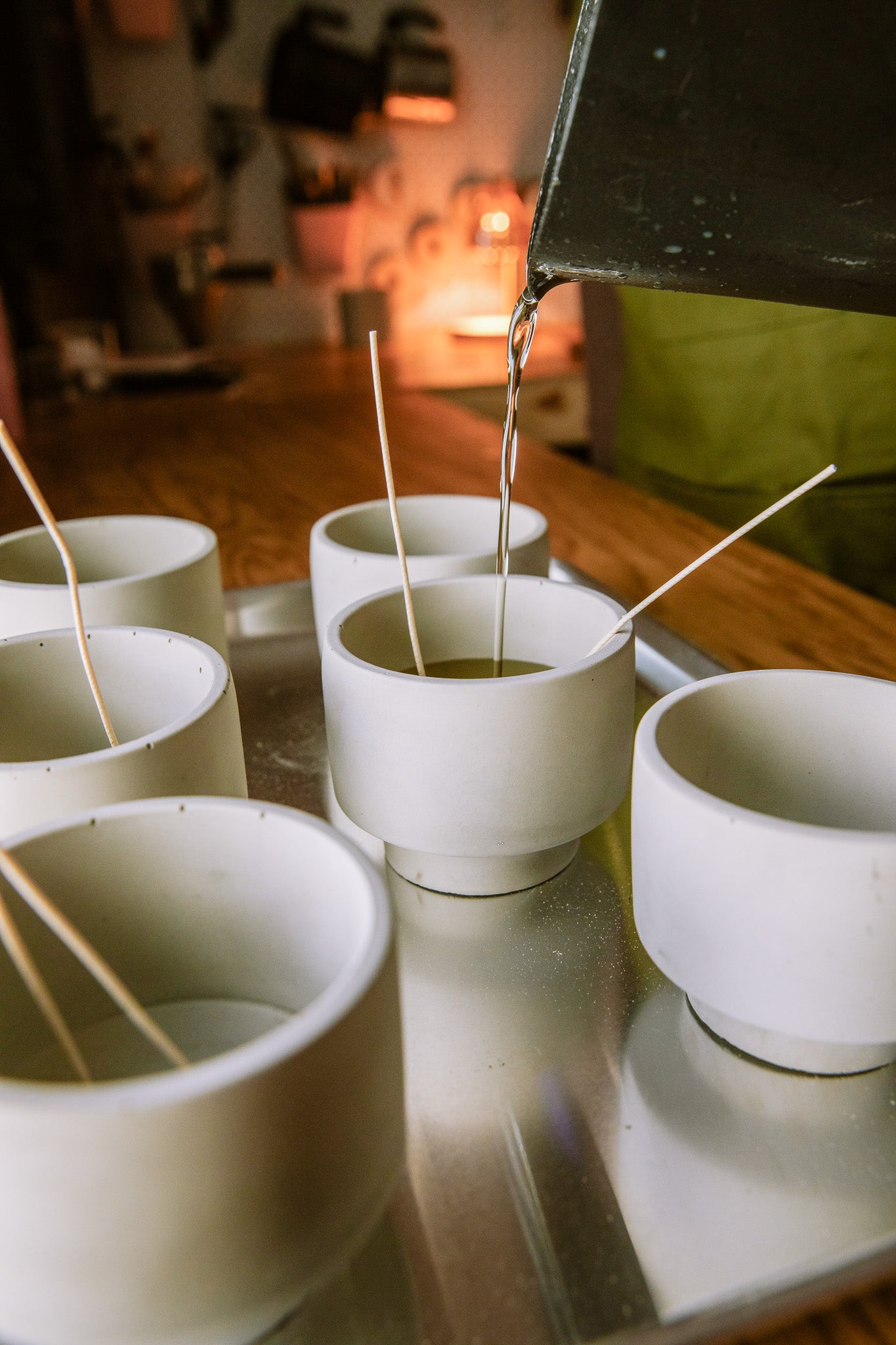 Lavender Blooms Candle – 10 oz Concrete