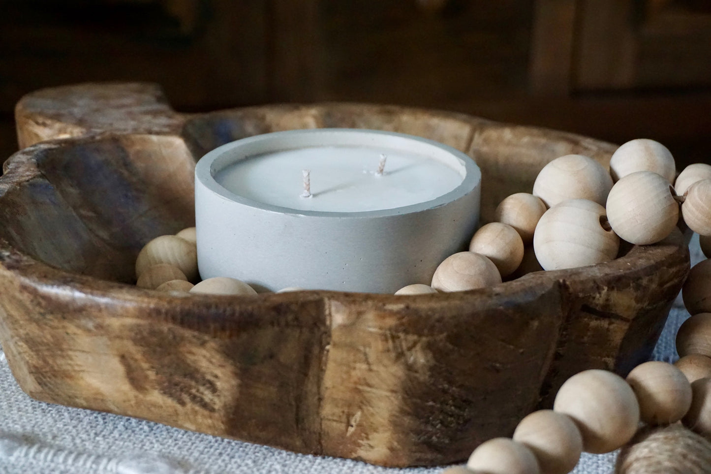 Fall Signature Concrete Candles