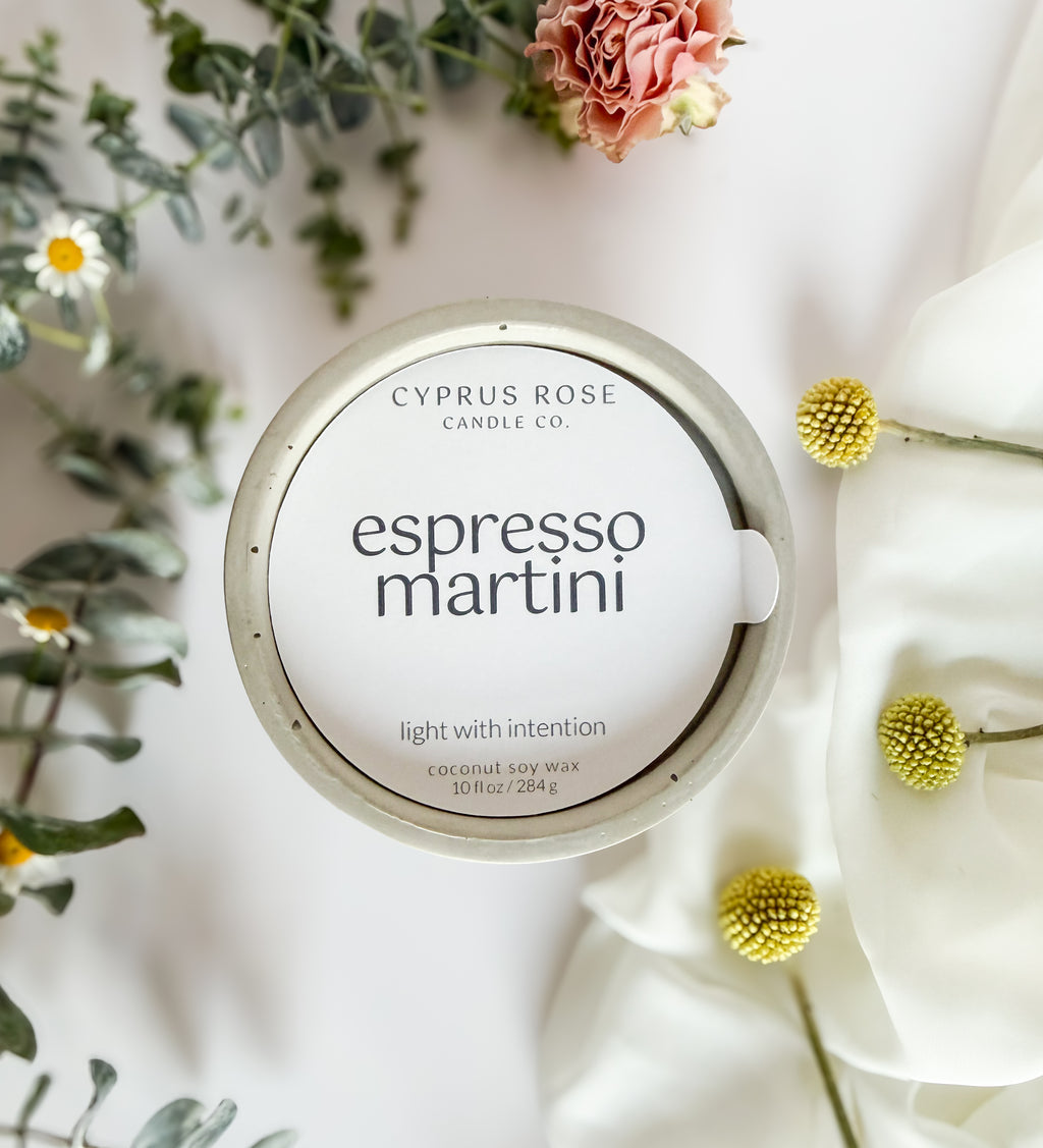 Espresso Martini | 10oz Concrete Candle