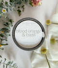 Blood Orange & Basil | 10oz Concrete Candle
