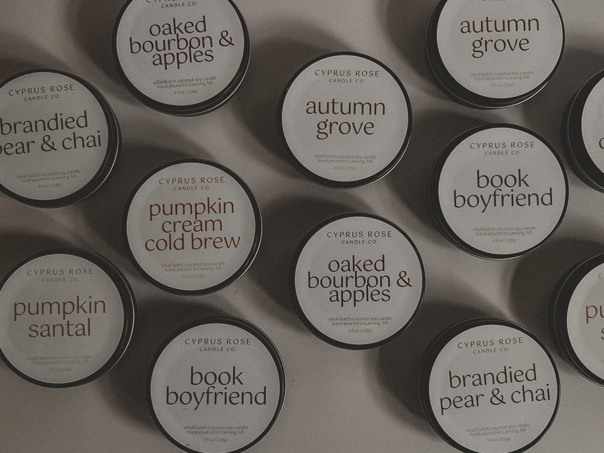 Fall Collection - 4oz Travel Tins